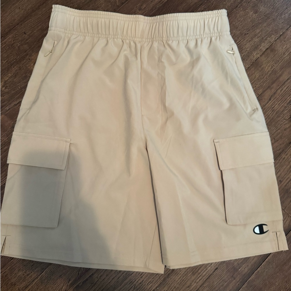Champion Men's Light Beige Cargo Shorts